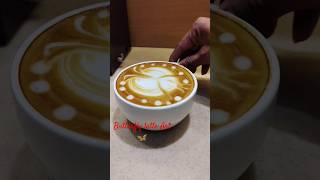 Latte Art☕ Butterfly Latte Art!How to Make Butterfly Latte Art #shorts #coffee #viralvideo #latte