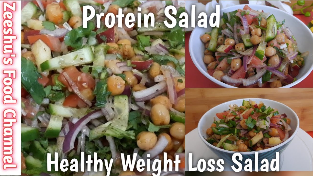 Protein Salad || Weight Loss Recipe || Healthy Salad Recipe by Zeeshu's ...