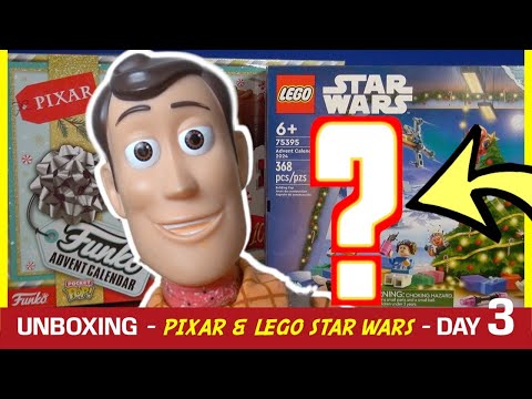 TOY STORY Pixar & LEGO Star Wars Opening Day 3 Buzz Lightyear Toys #christmas #adventcalendar