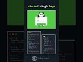 Interactive Login Pages using HTML CSS JavaScript #coding #webdesign #viral #shorts