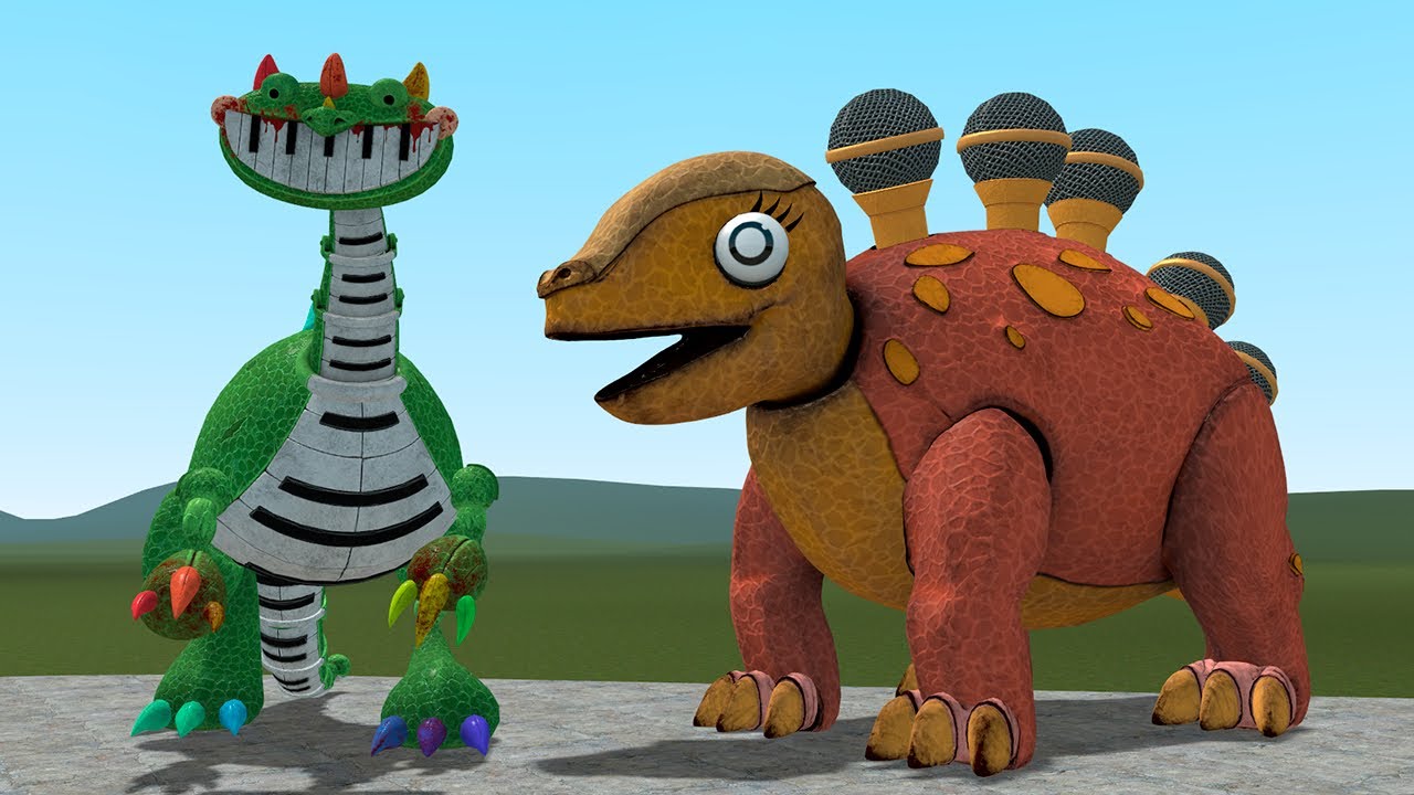 I FOUND STEGOPHONE DINO TOY FROM PIANOSAURUS FAMILY POPPY PLAYTIME 4 In Garry's Mod
