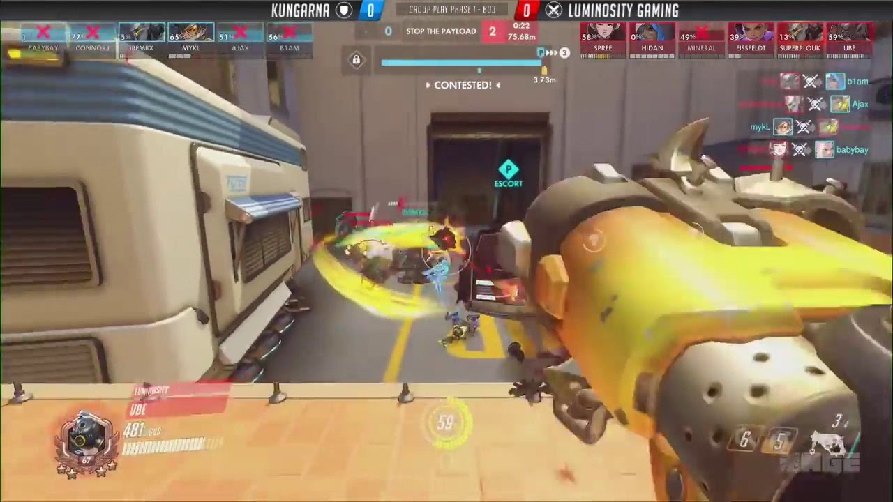 Luminosity vs Kungarna Overwatch Winter $100,000 Tournament