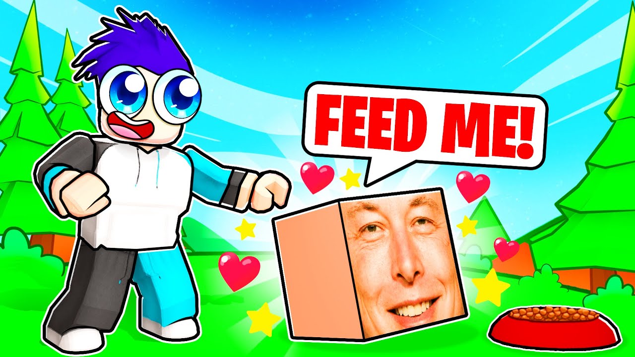 RAISING ELON MUSK in ROBLOX!