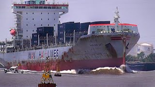 Epic Ship Spotting – Arrivals and Departures at Saigon Port #shipspotting