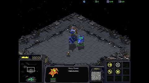 Flying SCV + Hallucinated Queens Infesting [Custom Puzzle Scenario]