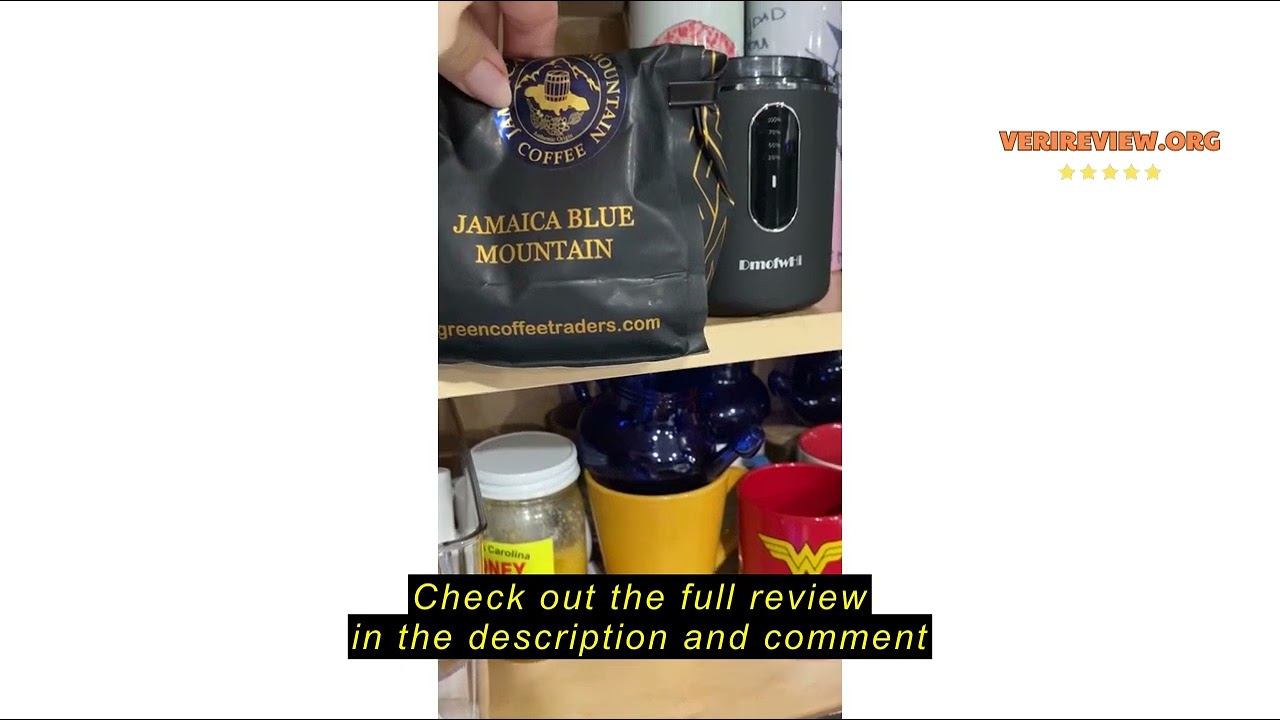 Review DmofwHi Cordless Coffee Grinder Electric, USB Rechargeable Coffee Bean Grinder with 304 Stain
