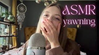ASMR • YAWNING 🥱🥱🥱 (& rambling you to sleep) ✨