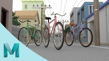 Bike 3D Modeling Using Maya 2020 Timelapse