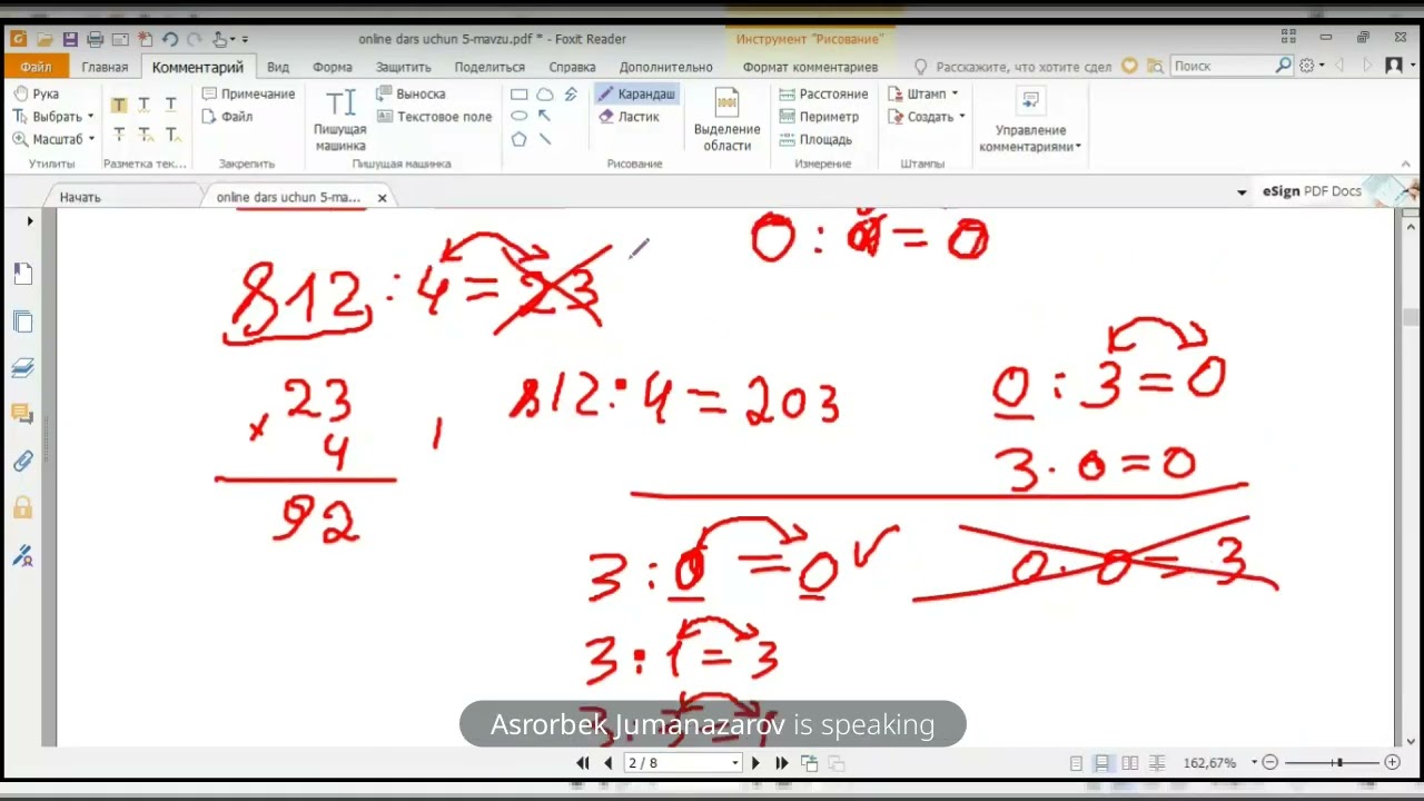 Ko'paytirish va bo'lish. (Prezident maktabiga tayyorlov kurslari)