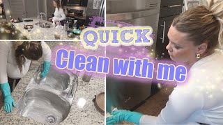 NEW! QUICK CLEAN WITH ME 🧼