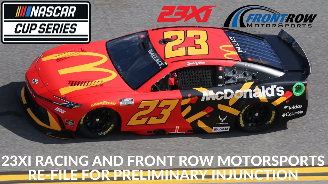 23XI Racing And Front Row Re-File For Preliminary Injunction, To Lose ...