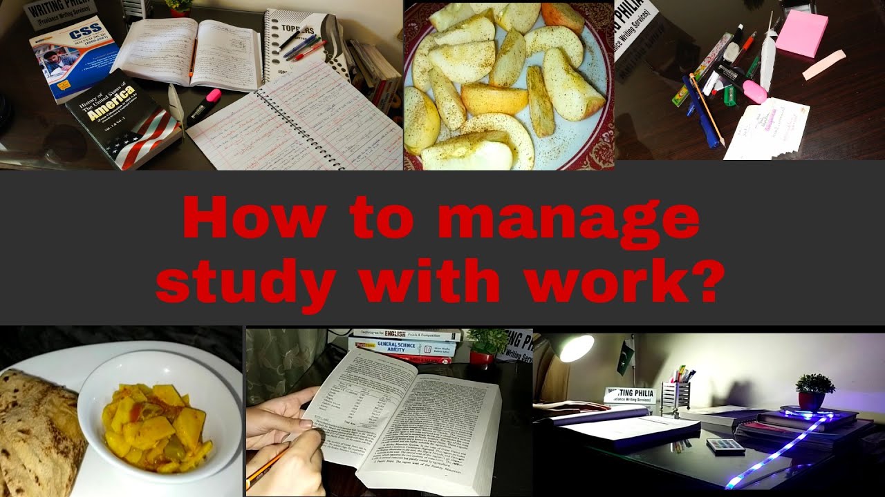 How to manage study with work 📝|A day in the life of a working student👩 ...