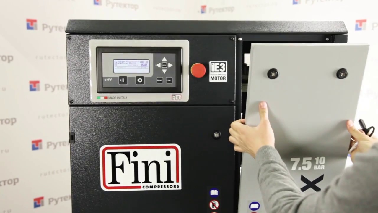 Винтовой Компрессор FINI K MAX. Обзор Винтового Компрессора FINI