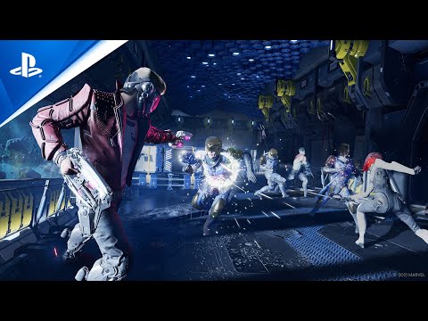 Marvel's Guardians of the Galaxy - Lead the Guardians: Combat Gameplay | PS5, PS4