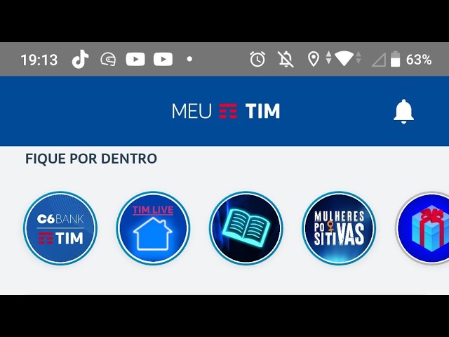 TIM Brasil - Com o novo TIM Controle, você tem 13GB todo mês trazendo seu  número para a TIM e abrindo uma conta grátis no C6 Bank. Quer saber mais?  Envie agora