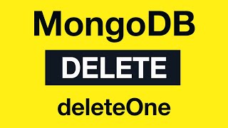 MongoDB Delete Queries: 05 deleteOne