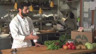 Hood River Organic's  spring CSA box at Celilo