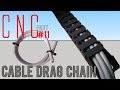 First DIY CNC build (part 11) - CABLE DRAG chains and WIRING stepper motors