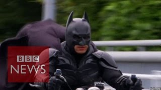 Meet Japan's Batman - Chibatman a real life Dark Knight- BBC News