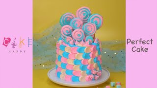 Beautiful Colorful Cake Decorating Idea