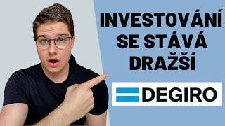 BROKER DEGIRO MĚNÍ POPLATKY PRO INVESTORY (K HORŠÍMU)