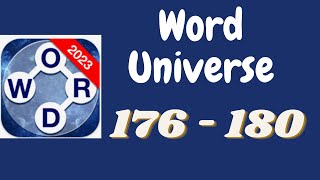 Word Universe Level 176 177 178 179 180 Answers
