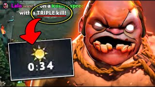What happen when Pudge got Triple kill in Zero Minute | Genius Pudge