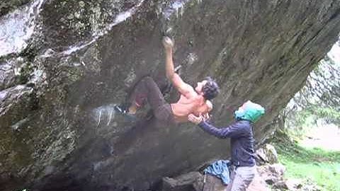 Double Infraction, 8a+ flash, Murgtal, Switzerland