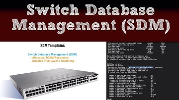 Enable IPv6 Multilayer Switching & Reallocate TCAM Resources with Switch Database Management (SDM)