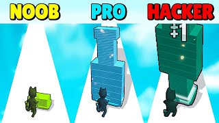 Stack Colors Run - Noob vs Pro vs Hacker Walkthrough Trailer - Android Gameplay screenshot 5