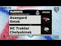 KHL - Avangard Omsk vs Traktor Chelyabinsk - Gagarin Cup - Season 2021/22 - NHL 22