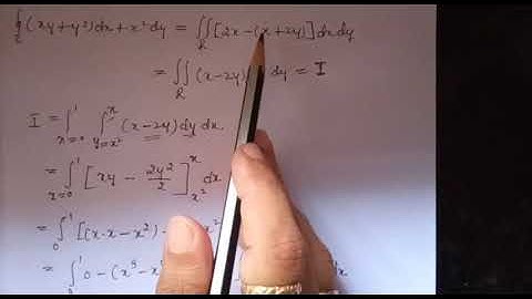 Greens Theorem related problems