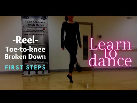 Toe To The Knee - Beginners Reel - broken down