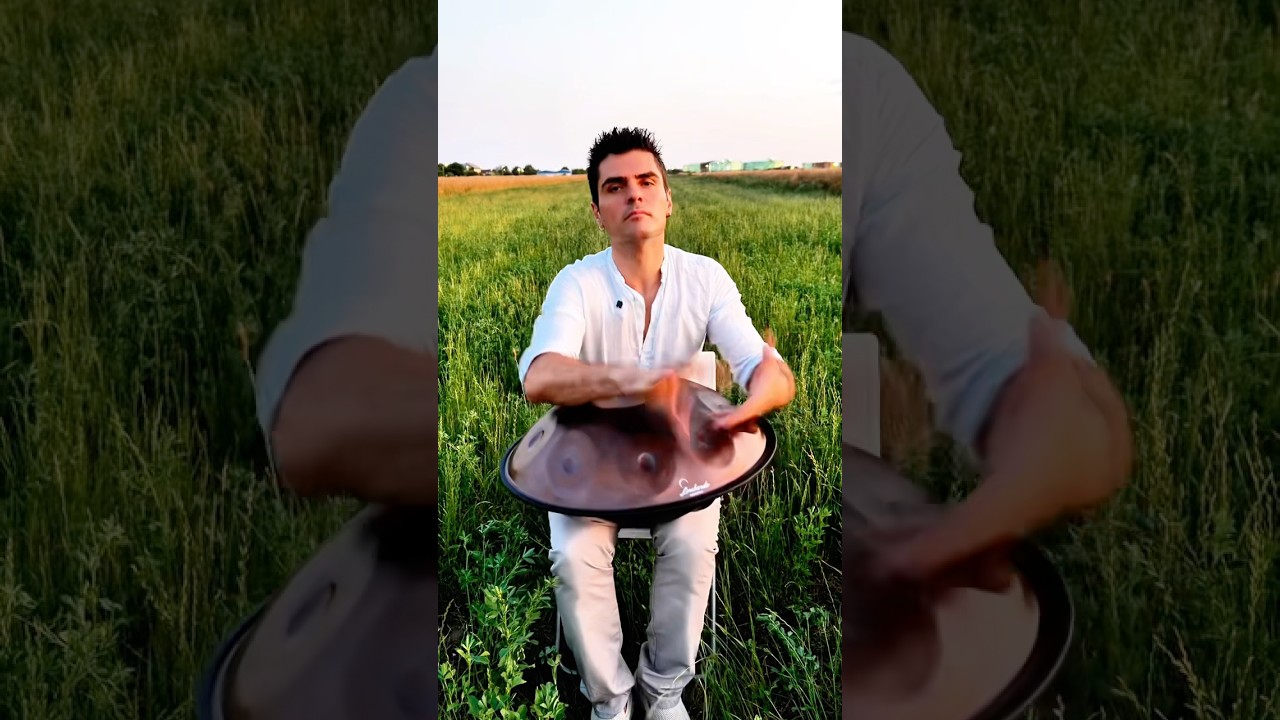 🎶 I don’t always seek an audience.it’s enough to be in nature # handpan #hangdrum #yoga #nature