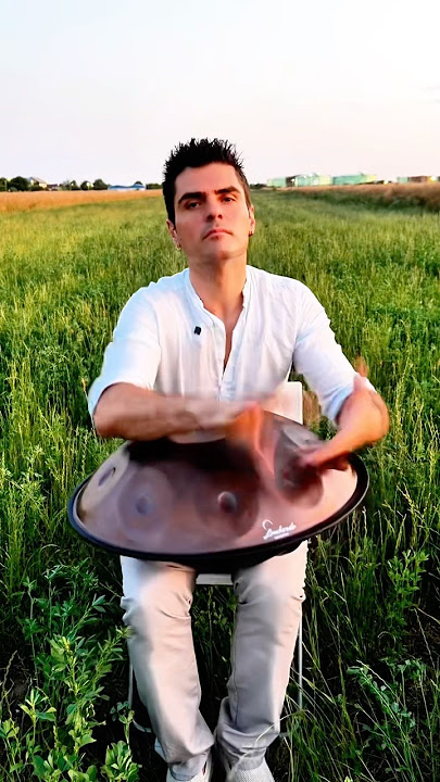 🎶 I don’t always seek an audience.it’s enough to be in nature # handpan #hangdrum #yoga #nature