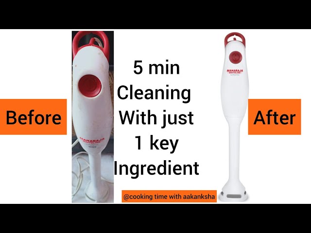 What's the Best Way to Clean Your Immersion Blender?