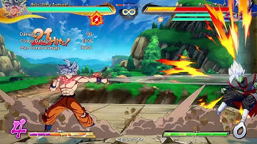DBFZ UI GOKU HAS SAUCE Mid-Screen To Corner Carry Vanish Whiff Re-Jump Solo T.O.D Combo