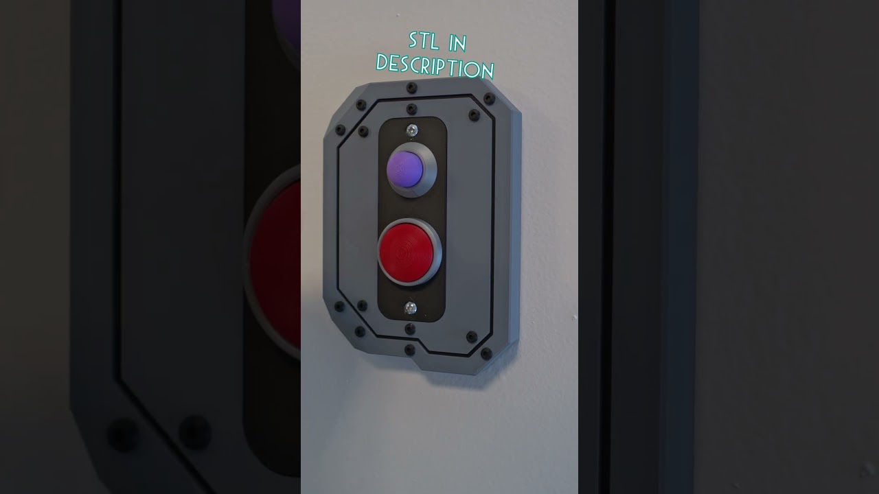 3D Printed Sci-Fi Light Switch Upgrade 🚀