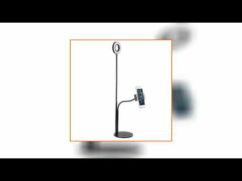Universal Live Stream Fill Light Desktop Phone Holder Selfile Stand for iPhone Xiaomi Mobile Phone