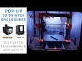 Pop up 3D printer enclosures tested - Creality vs Wham Bam