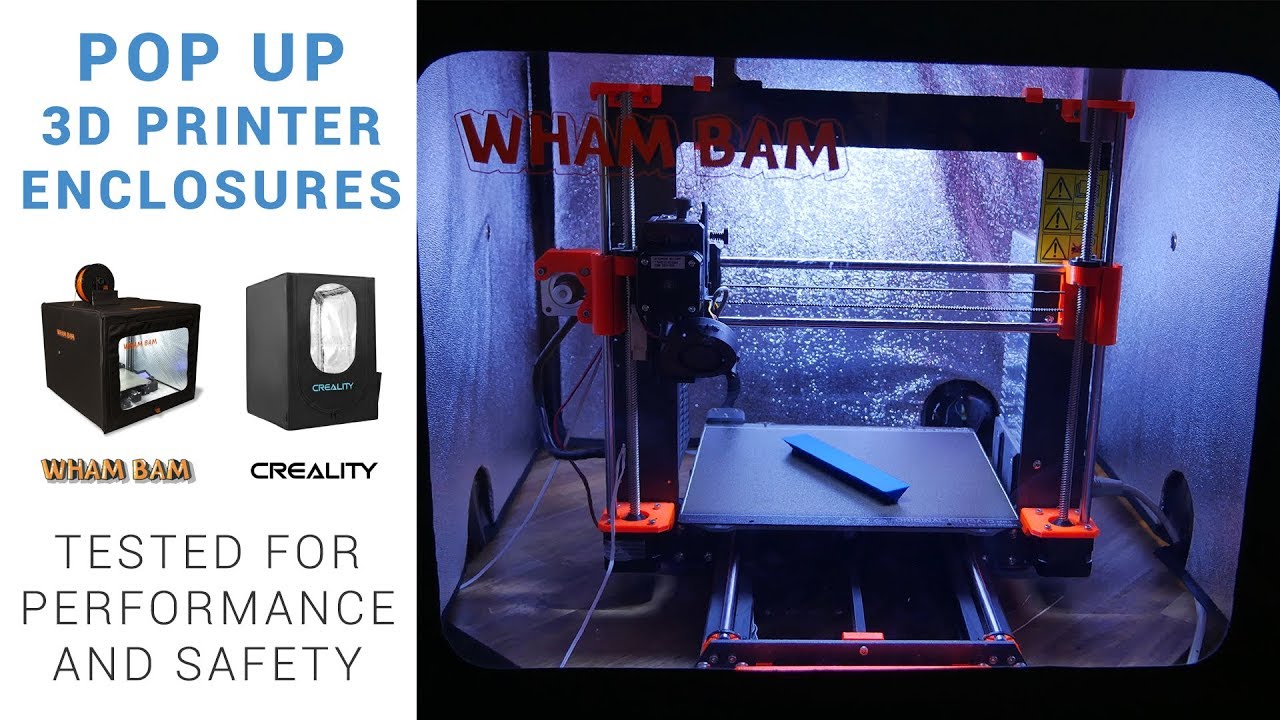 Pop up 3D printer enclosures tested - MaxresDefault