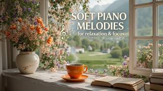 Soft Piano Music - Relaxing Piano for Reading and Deep Study Focus at Morning ~ Calm Vibes