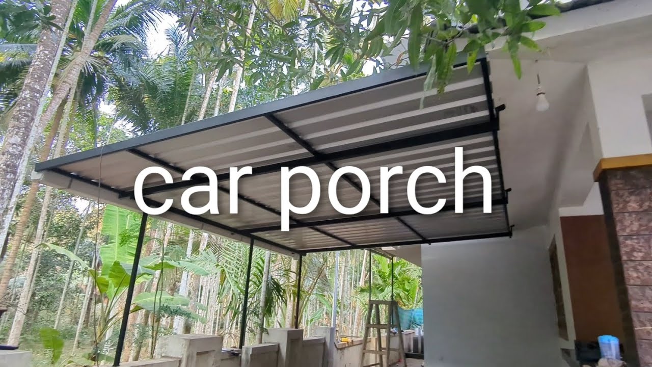 Simple budget car porch