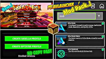 😱New Pojavlauncher Mod Installation One Click💥