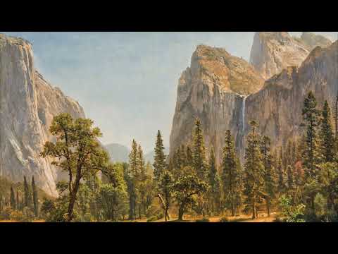 Bridal Veil Falls, Yosemite by Albert Bierstadt | 2 Hour Art Screensaver for Your TV