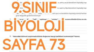 9.Sinif Bi̇yoloji̇ Ders Ki̇tabi Sayfa 73 Cevaplari