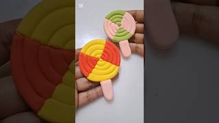 DIY idea 💞 how to make easily candy 🍭🍬 with super clay #clay #trend #funny #viral #candy #handmade