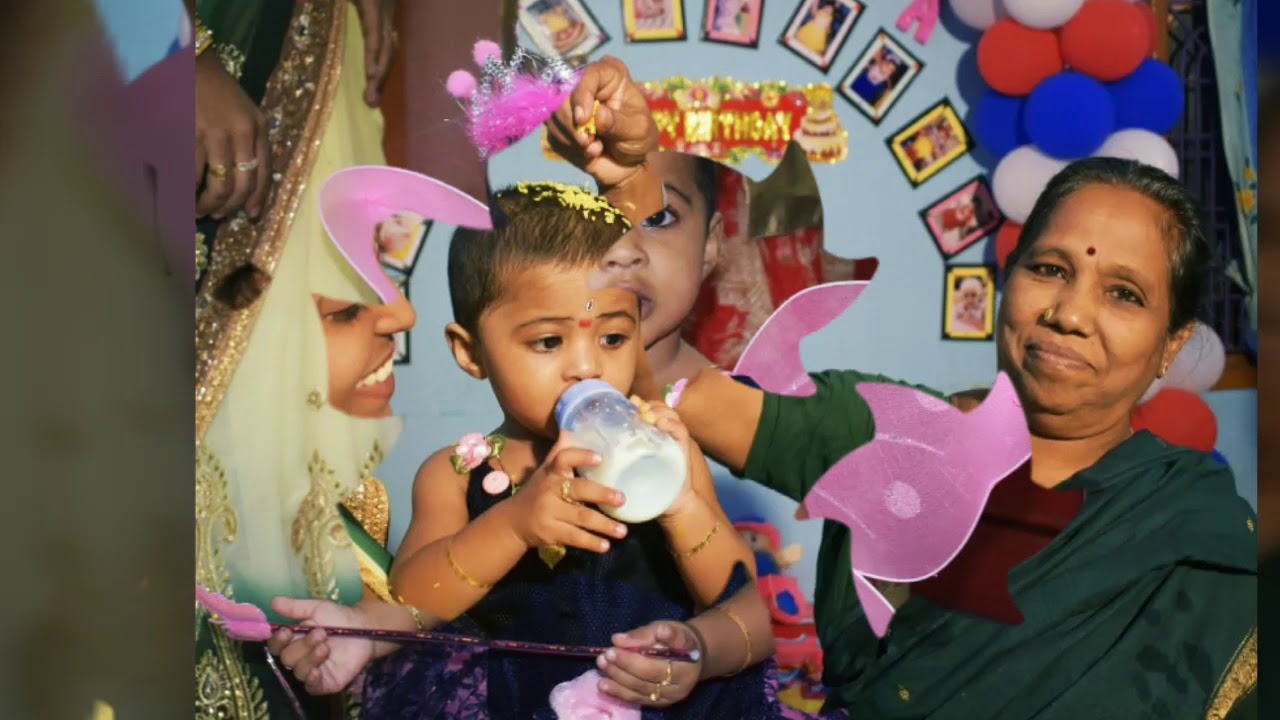 Daishika Rashi Daishika First Birthday celebrations HD 21-5-2018 - YouTube