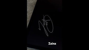 Signature Style“Zaina”💜🖊️Comment your name!