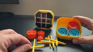 GiiKER Tic Tac Toe Bolt Two Games One Brilliant Travel Pack